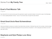 Tablet Screenshot of familytreestories.michaelgrace.org